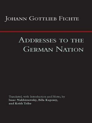 cover image of Addresses to the German Nation